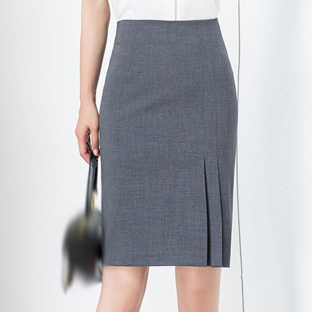 Ameri ハイウエストペンシルスカート グレー Ameri（アメリ）の「HIGH WAIST PENCIL SKIRT（スカート）」 - WEAR